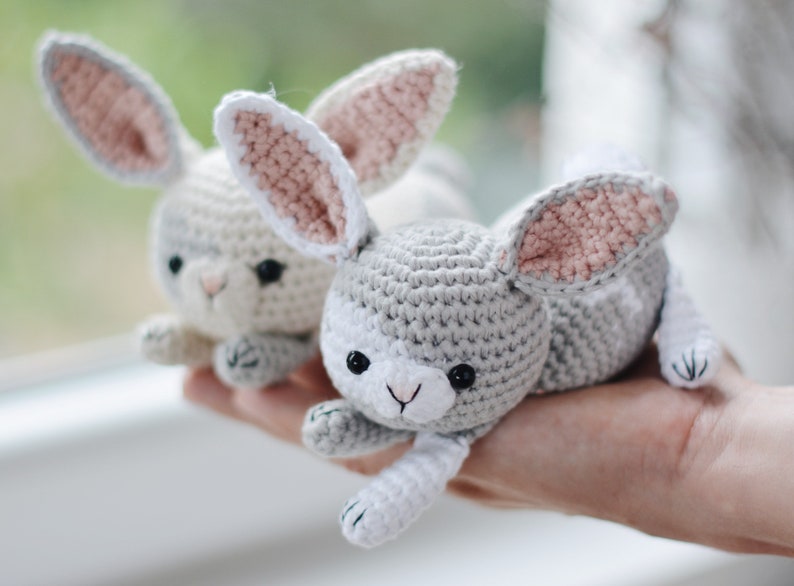 Easter Bunny Crochet Pattern, Crochet Bunny Amigurumi Tutorial PDF image 2