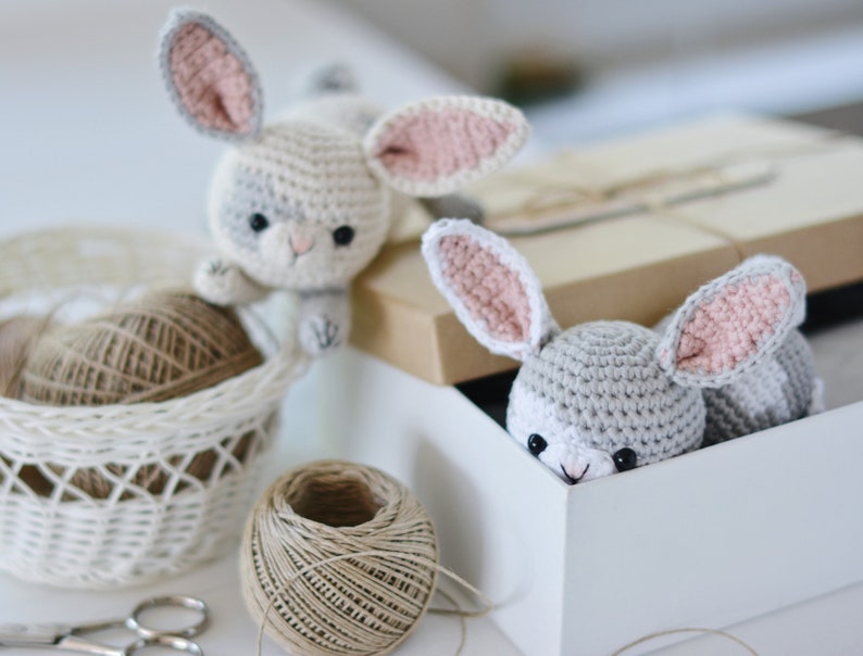 Easter Bunny Crochet Pattern, Crochet Bunny Amigurumi Tutorial PDF image 8