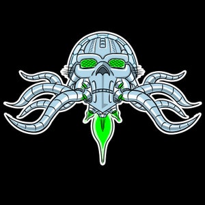 Brainiac ship sticker