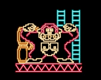 Donkey Kong arcade sticker