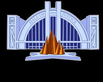 Hall of Justice sticker