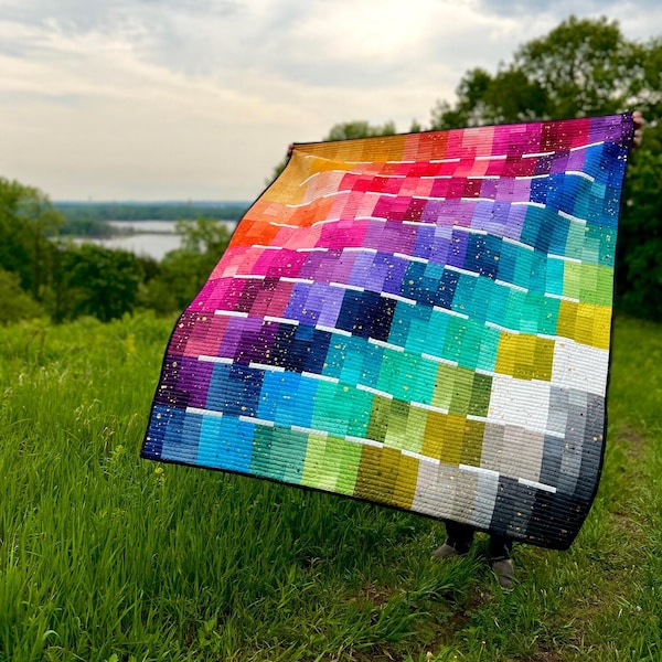 Glitch Mode | A Quilt Pattern by TheQuiltyArchitect