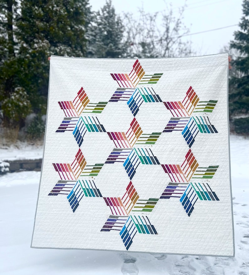 Zetus Lapetus A Quilt Pattern by TheQuiltyArchitect image 1