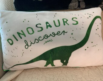 Dinosaur, mermaid pillow