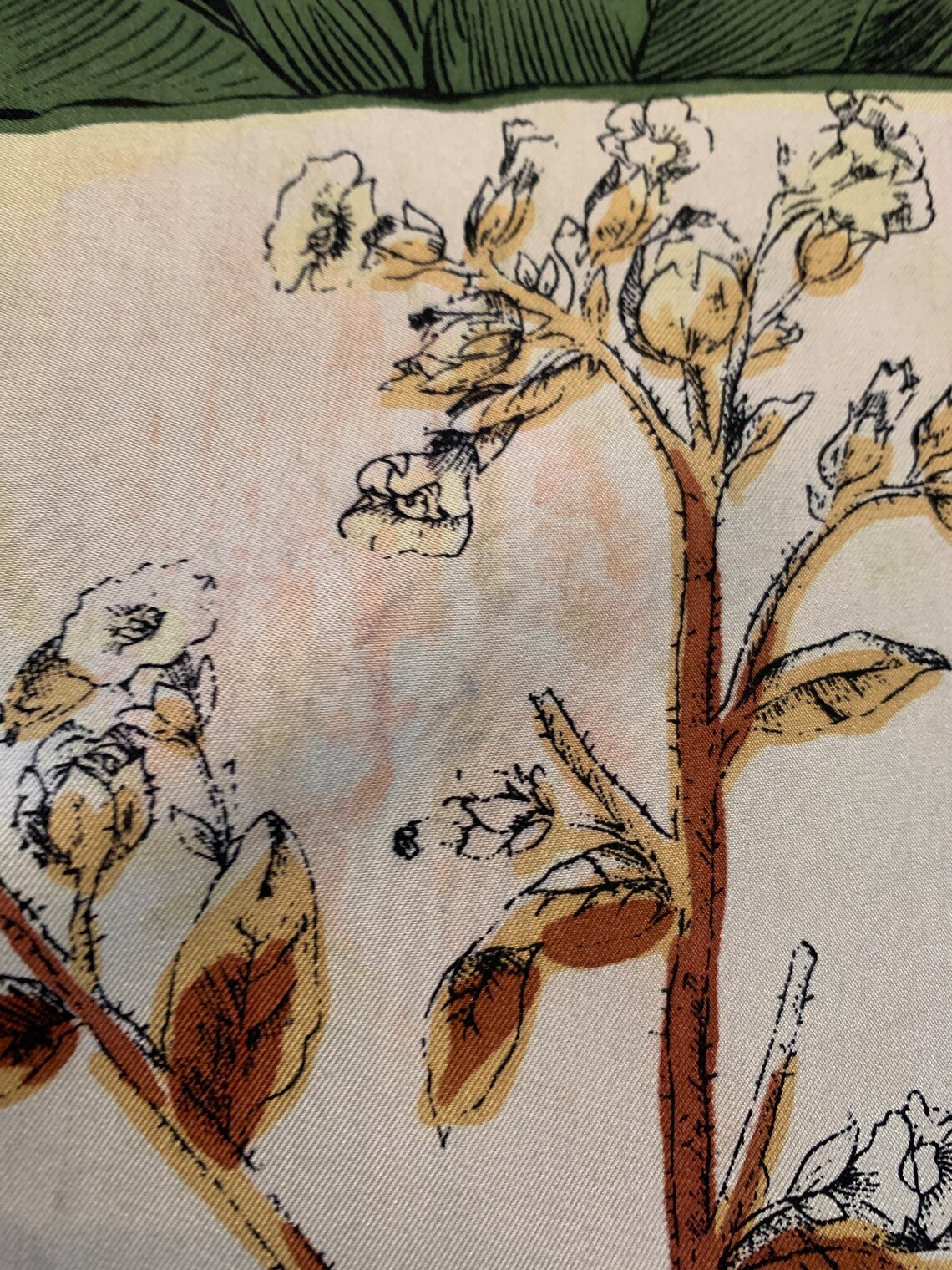 Bcroselil Silk Scarf Tobacco Dot main image 0