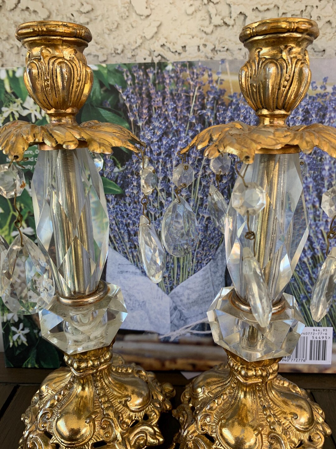 Pair of Vintage Ornate Hollywood Regency Candle Holders - Etsy