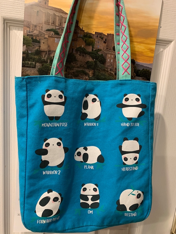 Panda Yoga Tote bag for kids