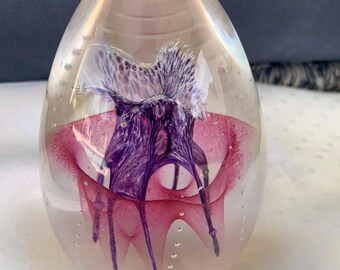 Hot Island Glass paper weight