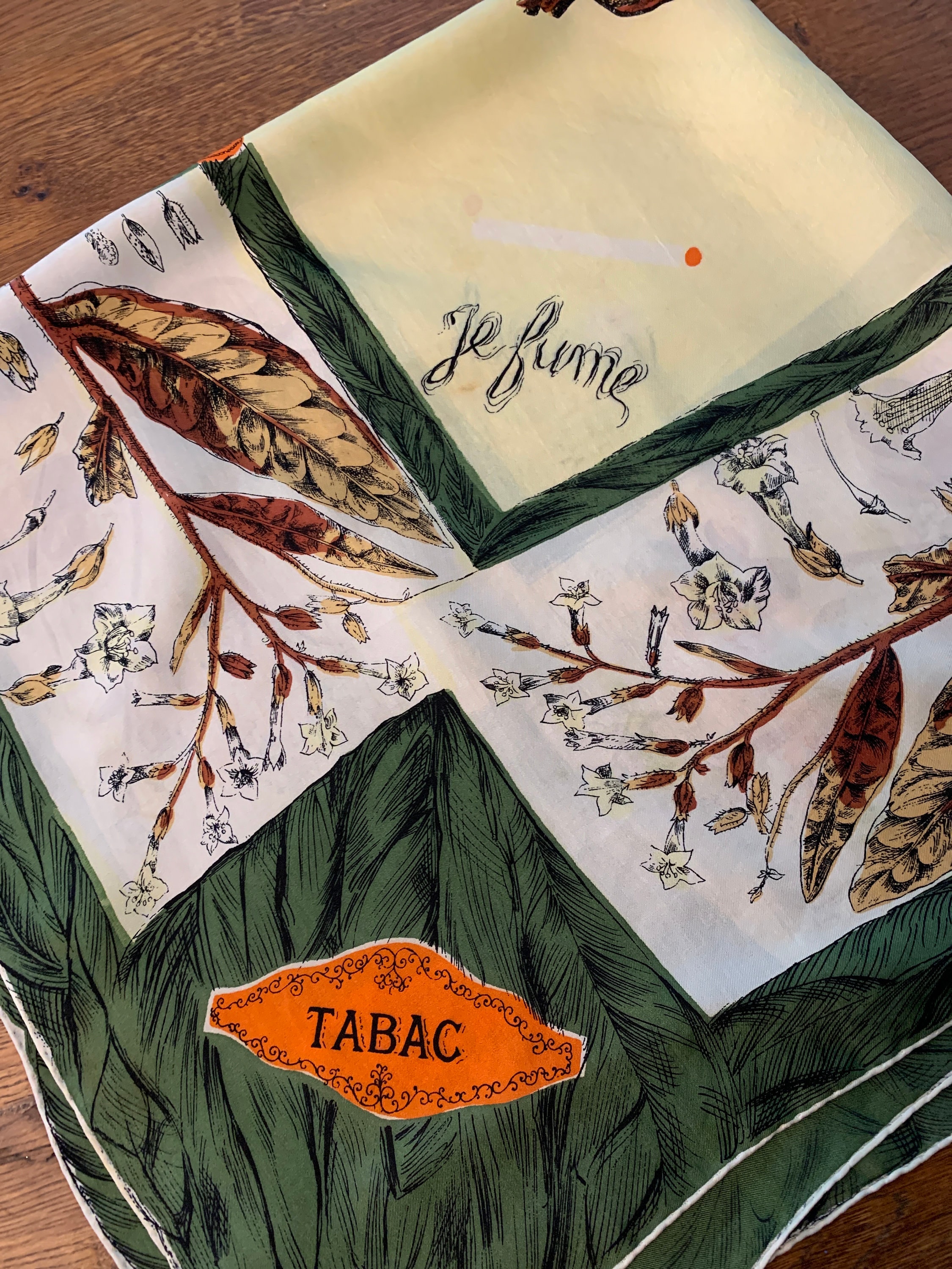 French Silk Tobacco Scarf