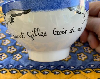 Set of 4 hand  painted French Seagulls Tea/coffee cop