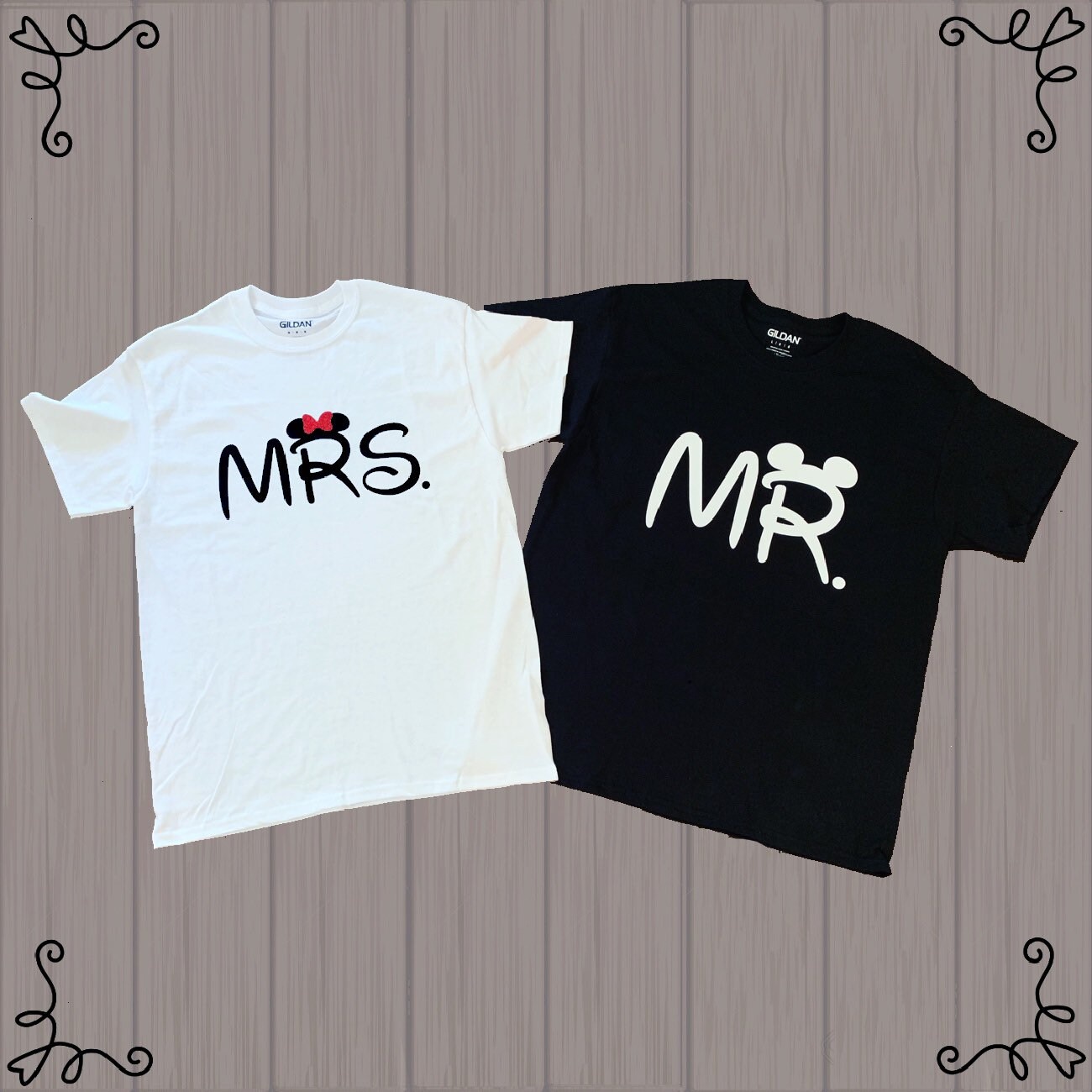 Mickey Mouse Couple Shirts - Etsy 