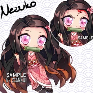 Demon Slayer | Kimetsu no Yaiba: Nezuko Clear Acrylic Charm