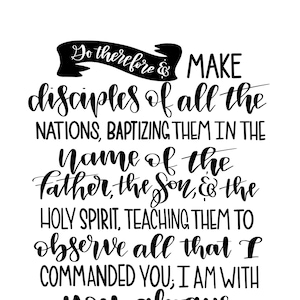Matthew 28:19-20