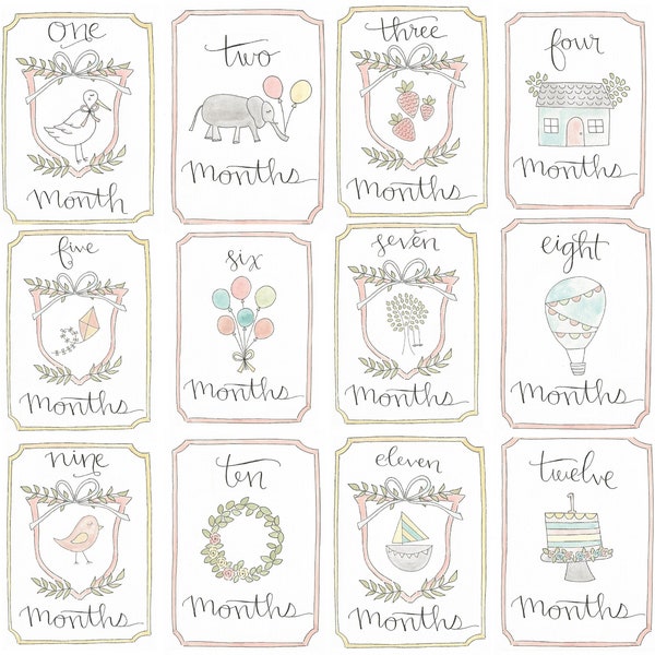Printable Baby Month - Etsy
