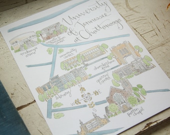 University of Tennessee at Chattanooga Art Print