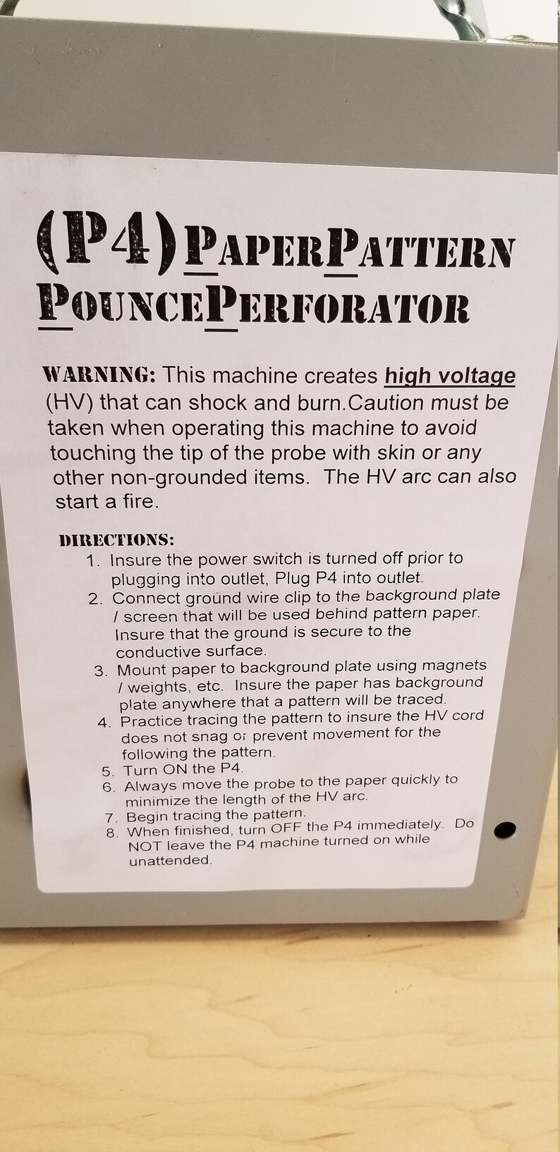 Electronic Pounce  Machine Paper  Perforator for Sign Makers 