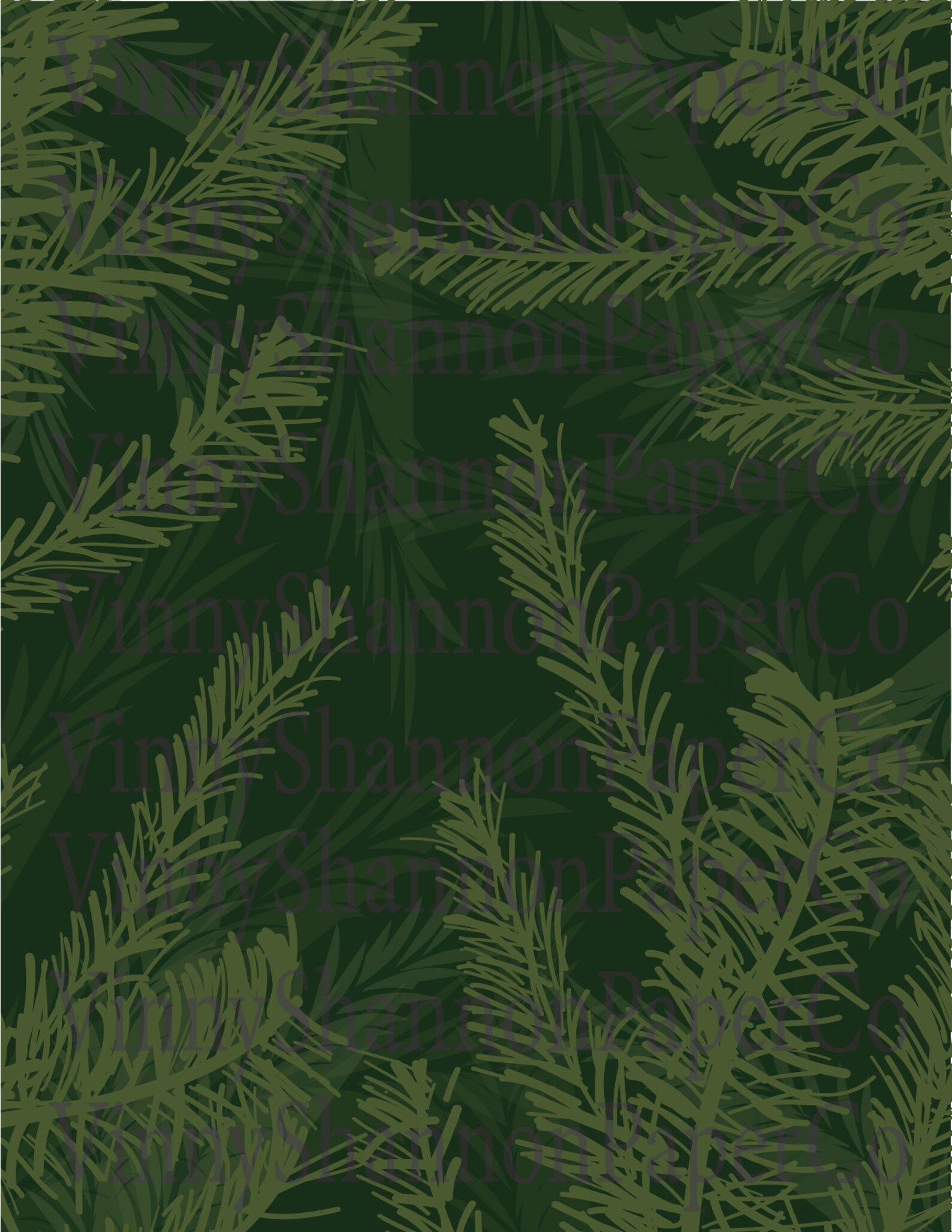 Pine Tree Paper Pack Digital Download Etsy UK