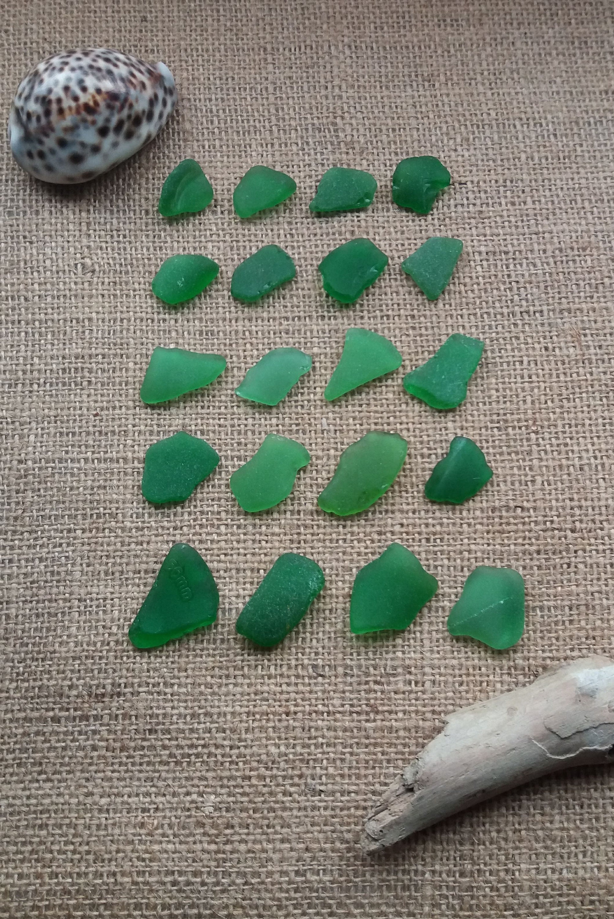 500 Pieces Genuine Green Sea Glass From Greece – Authentic Beach Tumbled Glass