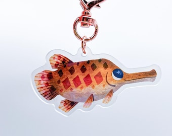 Gar Acrylic Charm Crossing