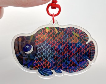 Aripaima Fish Acrylic Charm Crossing