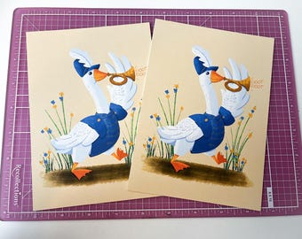 Toots Magoots | Silly Goose Illustrated Art Print