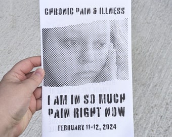I Am In So Much Pain Right Now - Chronic Pain & Illness Zine