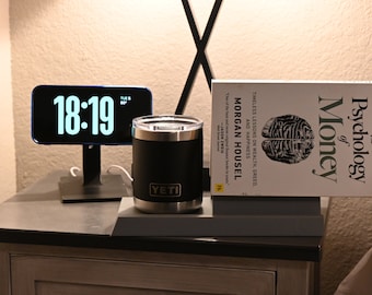 Support de livre personnalisable pour homme - compagnon de lecture personnalisé - idée cadeau fête des pères - porte-livre - table de chevet - gardien de livre