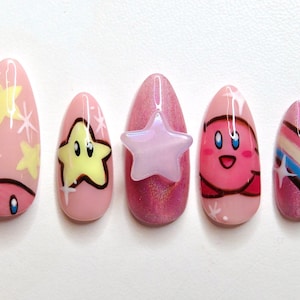 Kirby Press On Nails