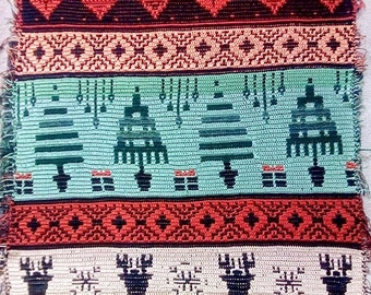 Overlay mosaic crochet PATTERN, mosaic blanket pattern, crochet blanket, Christmas mosaic crochet, Christmas mosaic, Christmas blanket
