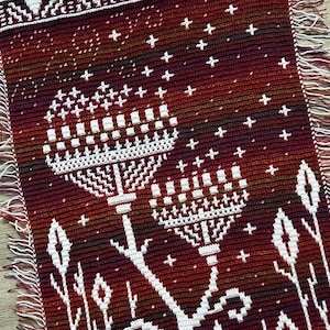 Mosaic crochet pattern: Evie’s Whimsey baby blanket, lapghan or wall-hanging