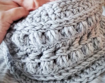 Hartleigh Cowl Crochet Pattern: Chunky Neck Warmer (PDF Pattern)