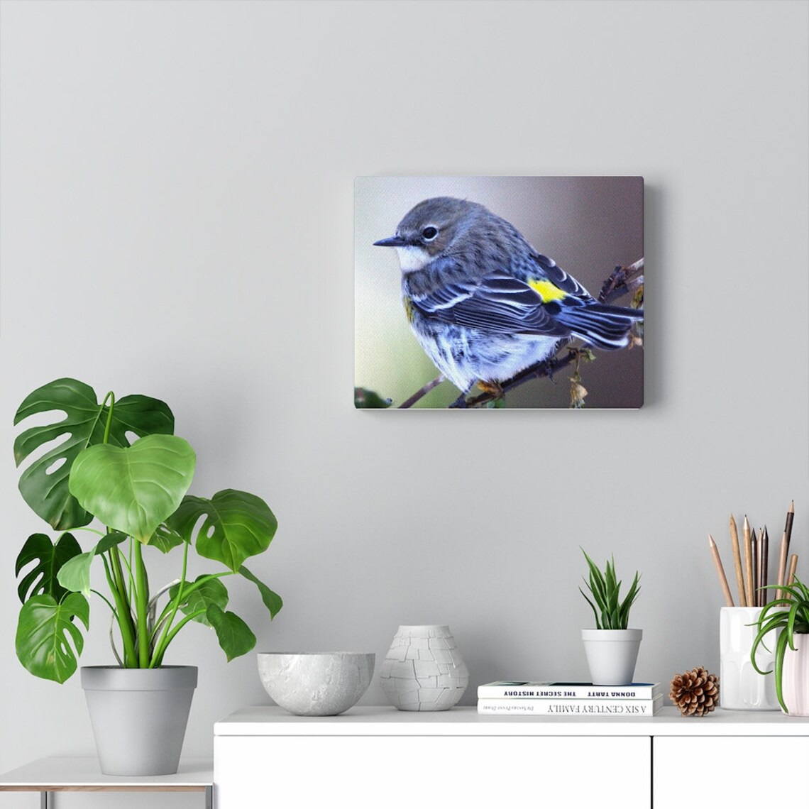 Blue Bird Canvas Print photography print fine art print | Etsy