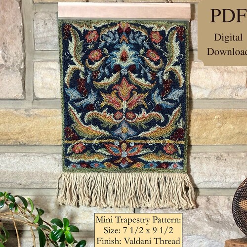 Williston House Punch Needle Embroidery PDF Pattern by Doreen Etsy