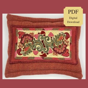 Love Reflected- Punch Needle Pattern (Instant PDF Digital Download)