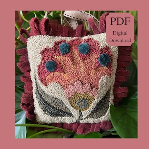 Bloom- Punch Needle Pattern (Instant PDF download)
