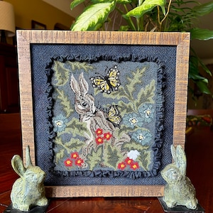 Hare with Friends- Punch Needle Pattern