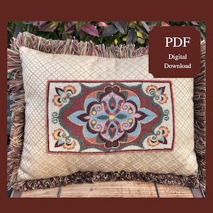 Antiquity - Punch Needle Pattern (Instant PDF digital download)