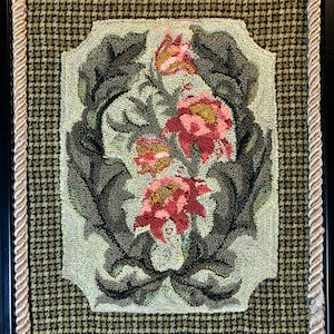 On the Vine -Punch Needle Pattern w/ Optional Valdani thread kit