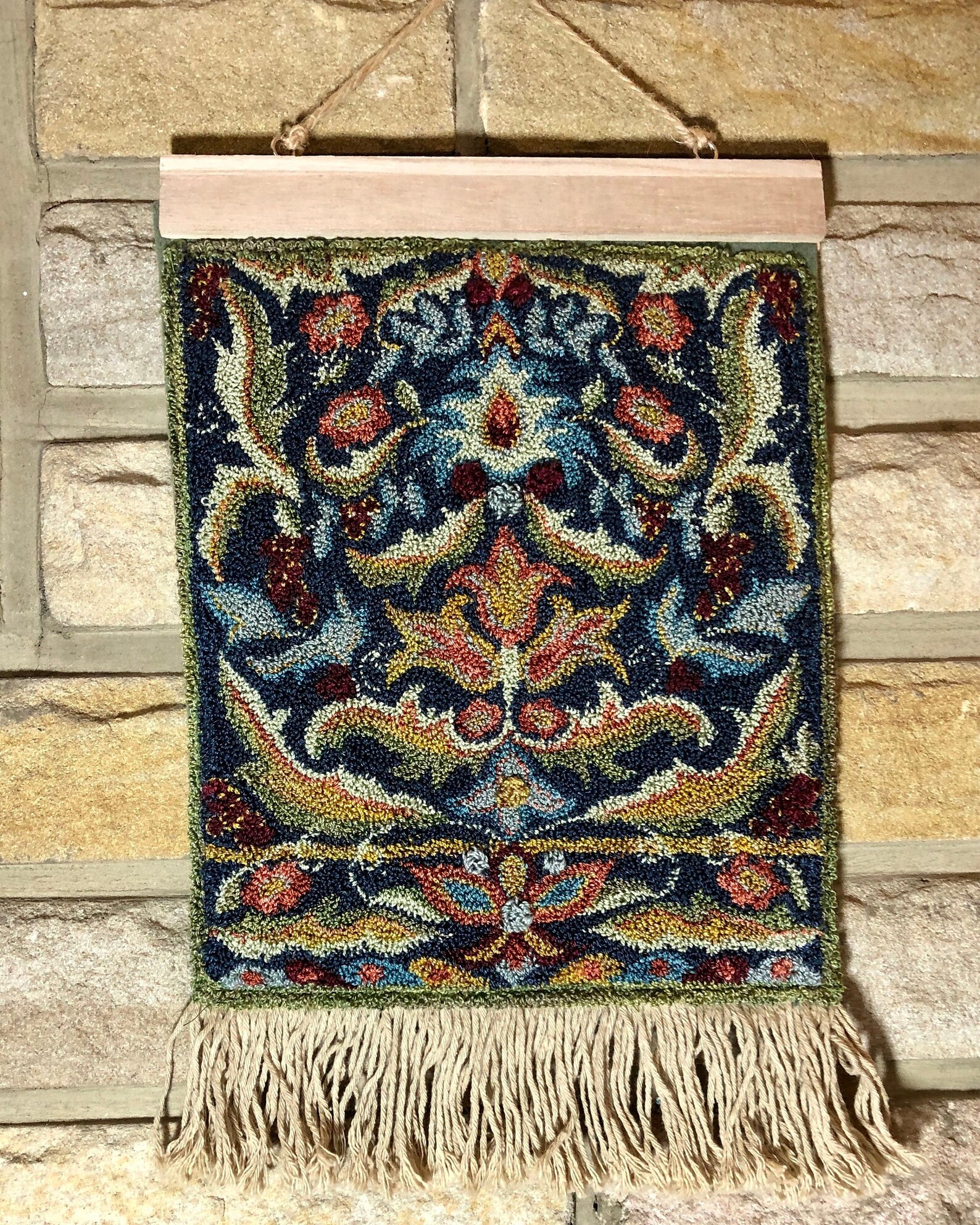 Mini Tapestry Punch Needle Pattern Etsy