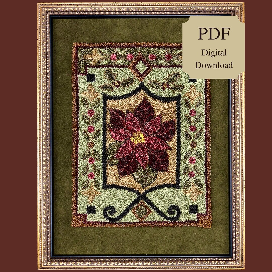 Holiday View- PDF Punch Needle Pattern - Etsy