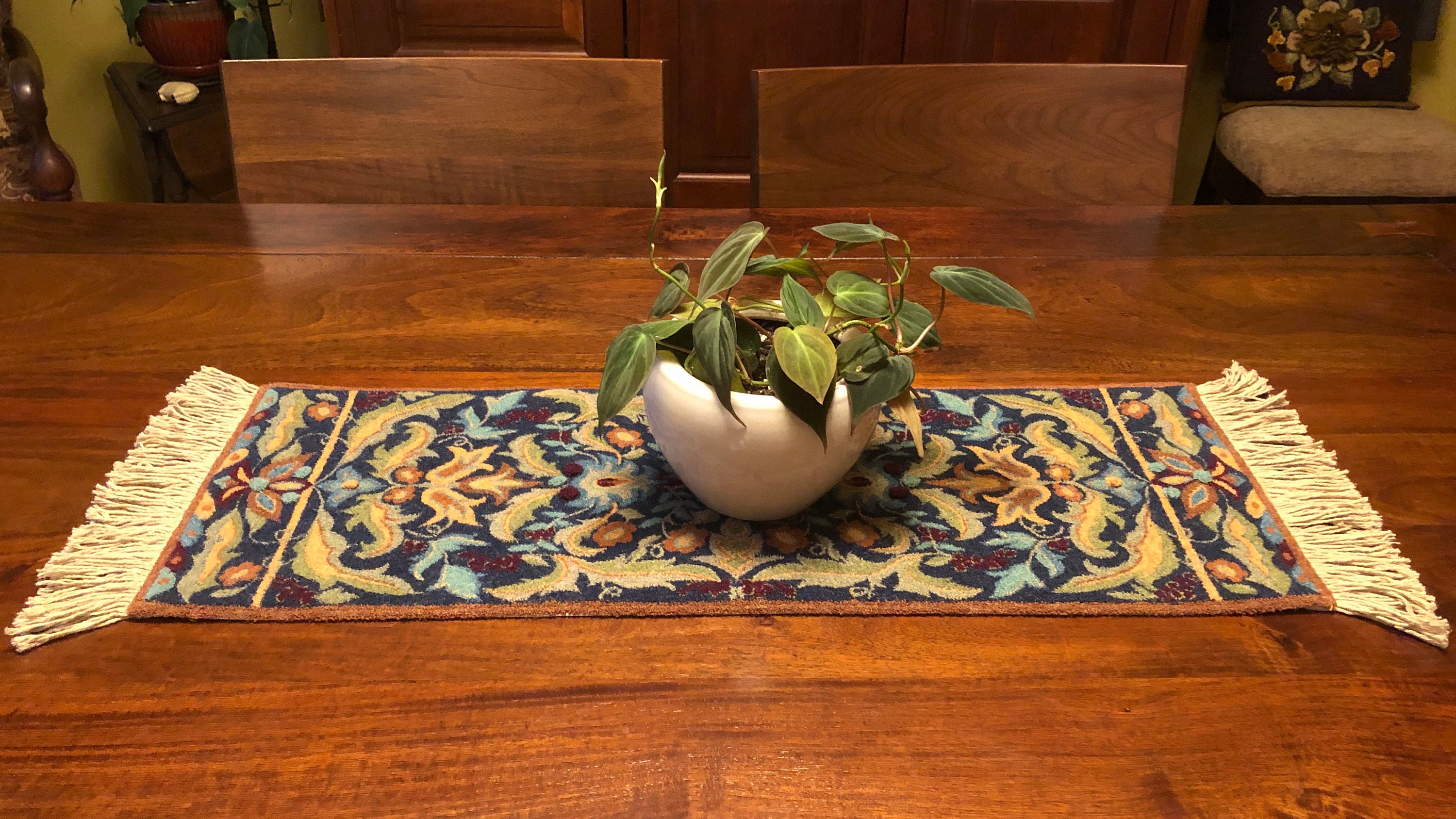 Tapestry Runner Punch Needle Pattern Etsy