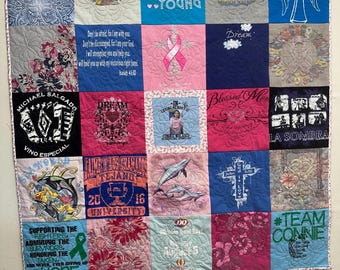 T-shirt/Memory quilt.