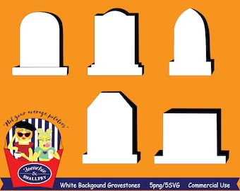 Grabstein, Kopfstein, Grabstein, SVG, PNG, Halloween, Grabstein Clipart, Headstone Clipart, Tombstone Clipart, Digital Download, Gruselig