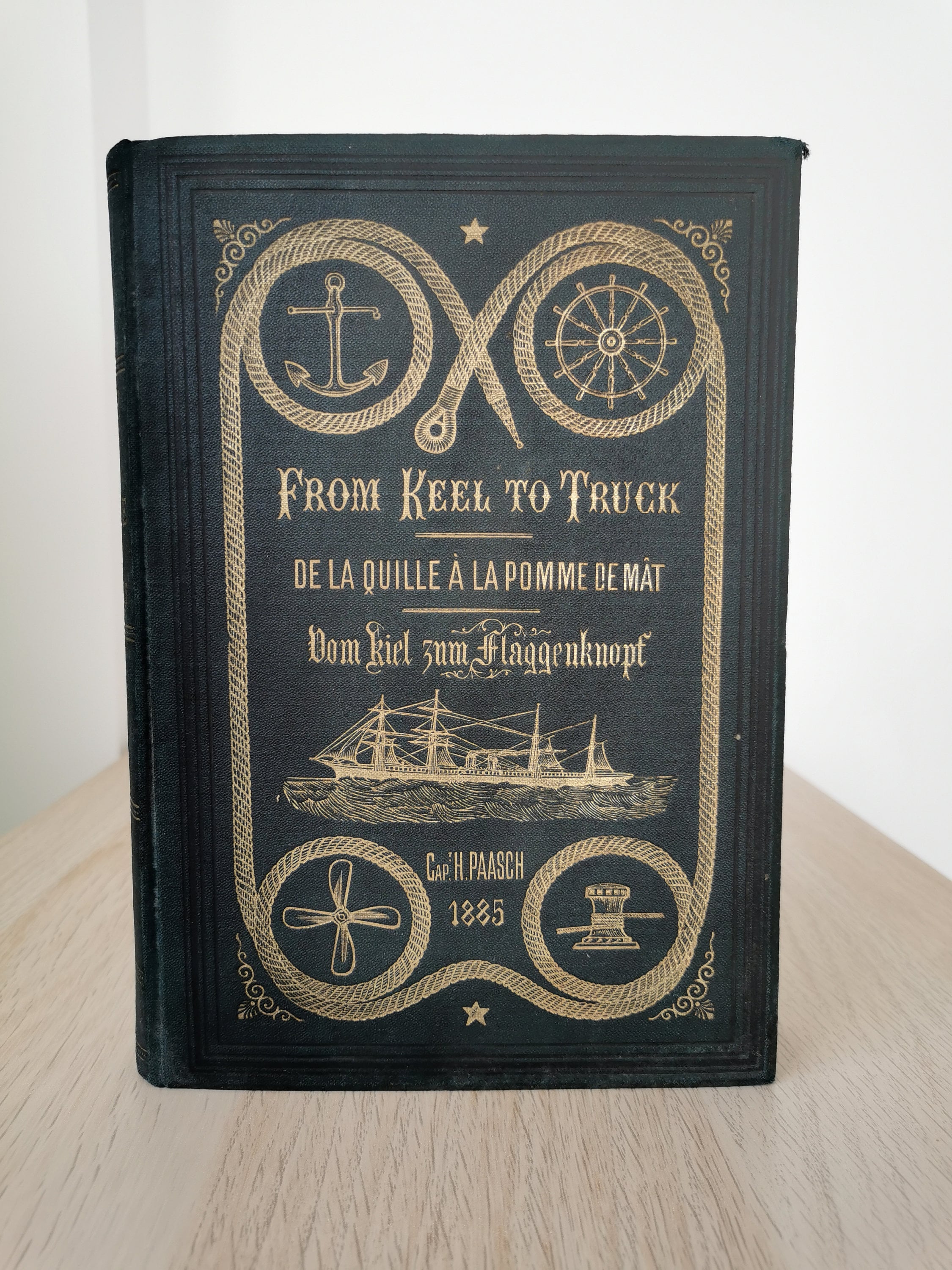From Keel to Truck - From the Keel to the Masthead Old Book