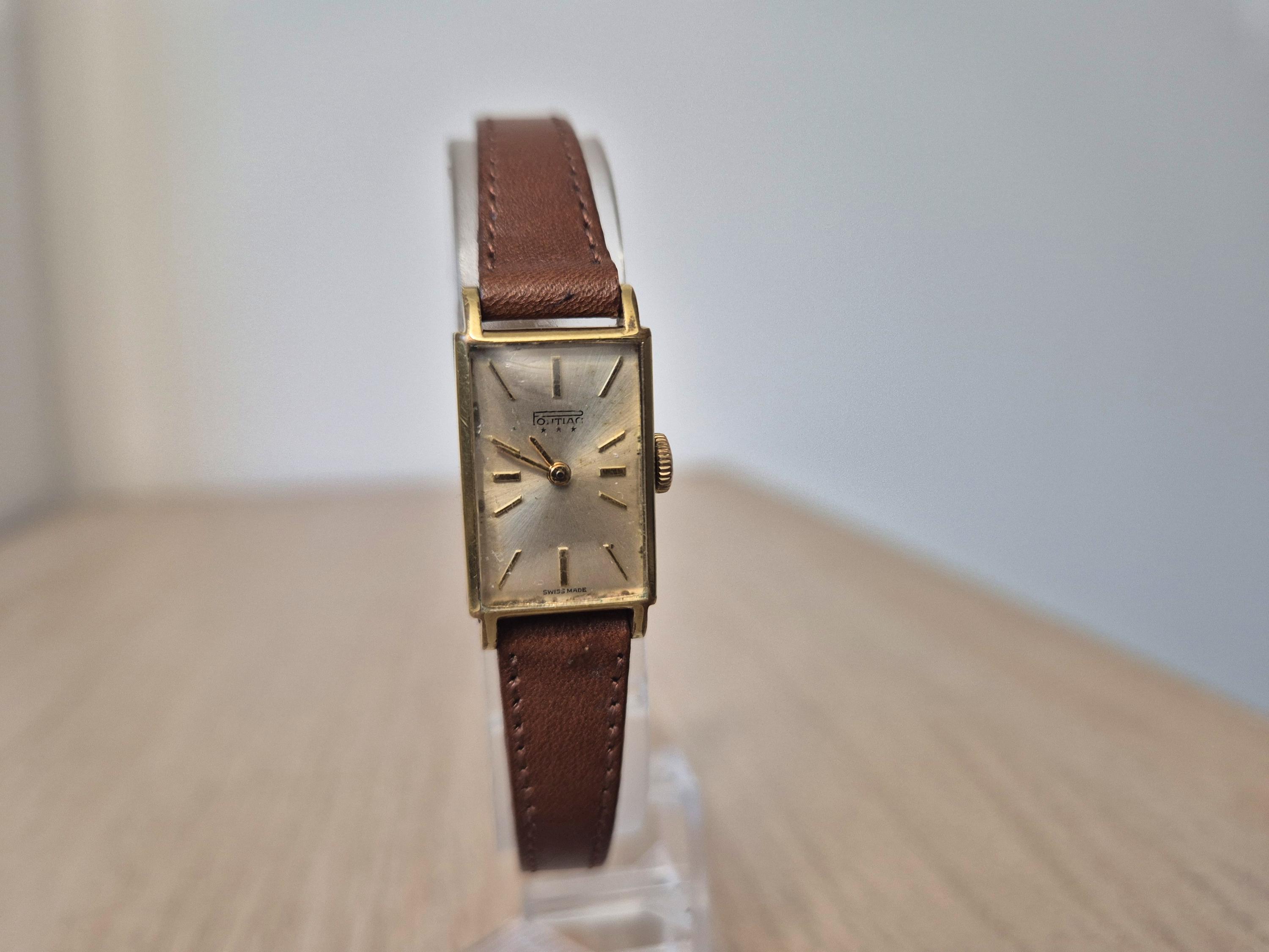 Montre Mécanique Pontiac Swiss Pour Homme - À Restaurer / Pour Pièces