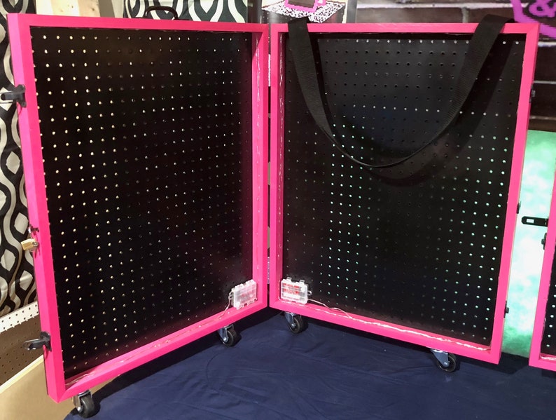 Large Folding Display WLED/'s Can be used for Paparazzi Jewelry! Wheels /& Carry Strap