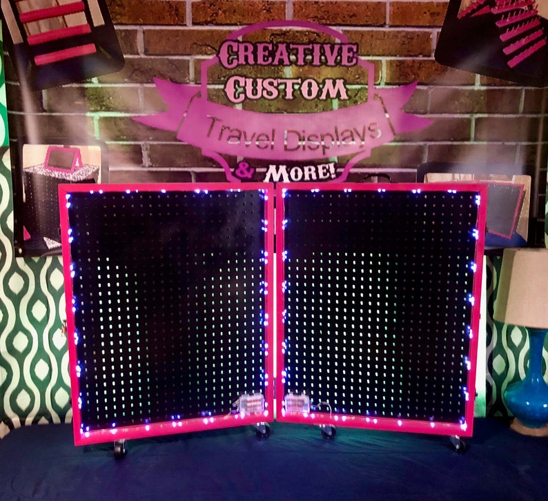 Large Folding Display WLED/'s Can be used for Paparazzi Jewelry! Wheels /& Carry Strap