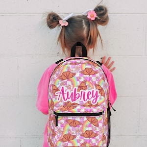 Sac à dos scolaire personnalisé pour enfants, sac à dos papillon personnalisé pour tout-petits, sac à dos prénom personnalisé pour adultes, cadeau d'anniversaire pour sac à dos monogramme