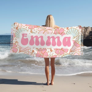 Personalized Beach Blanket Etsy