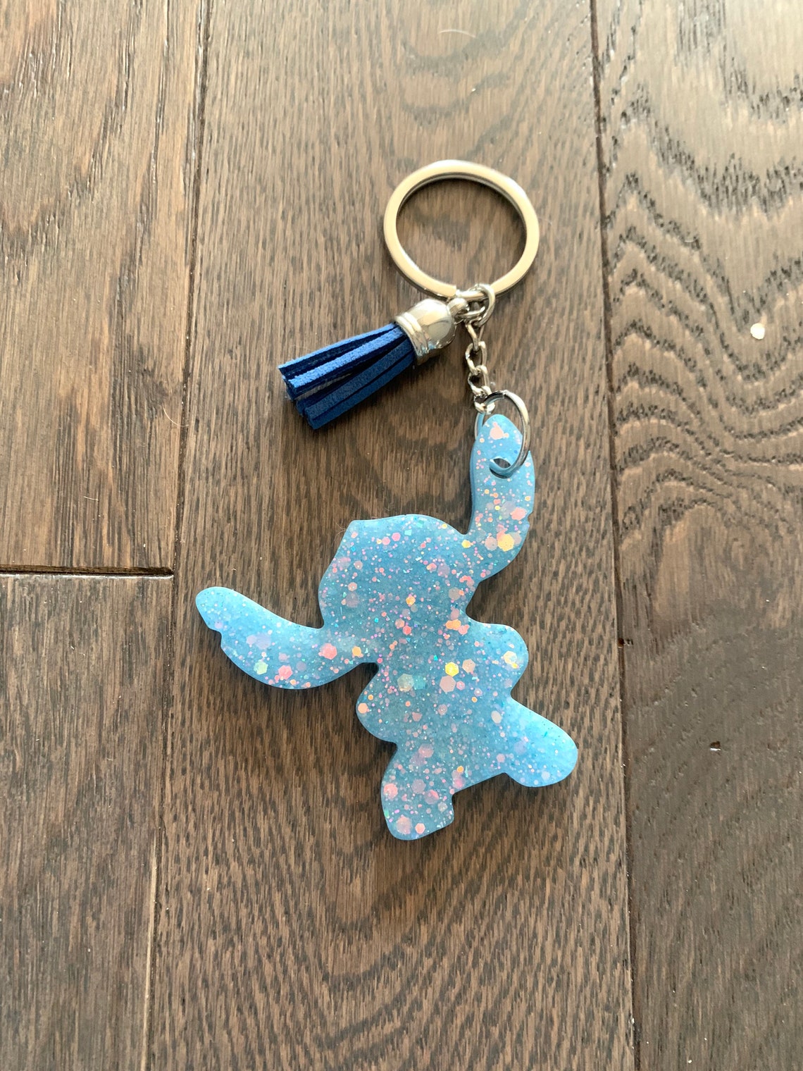 Stitch Keychain Disney Keychain Gift for Her Glitter Etsy Canada